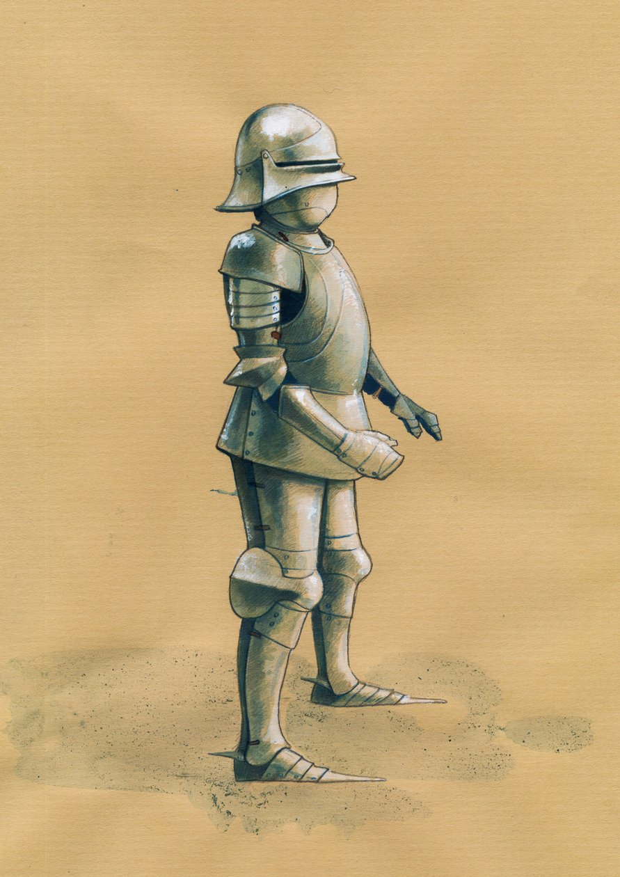 Soldatenharnas (Illustratie) door Alessandro Lonati