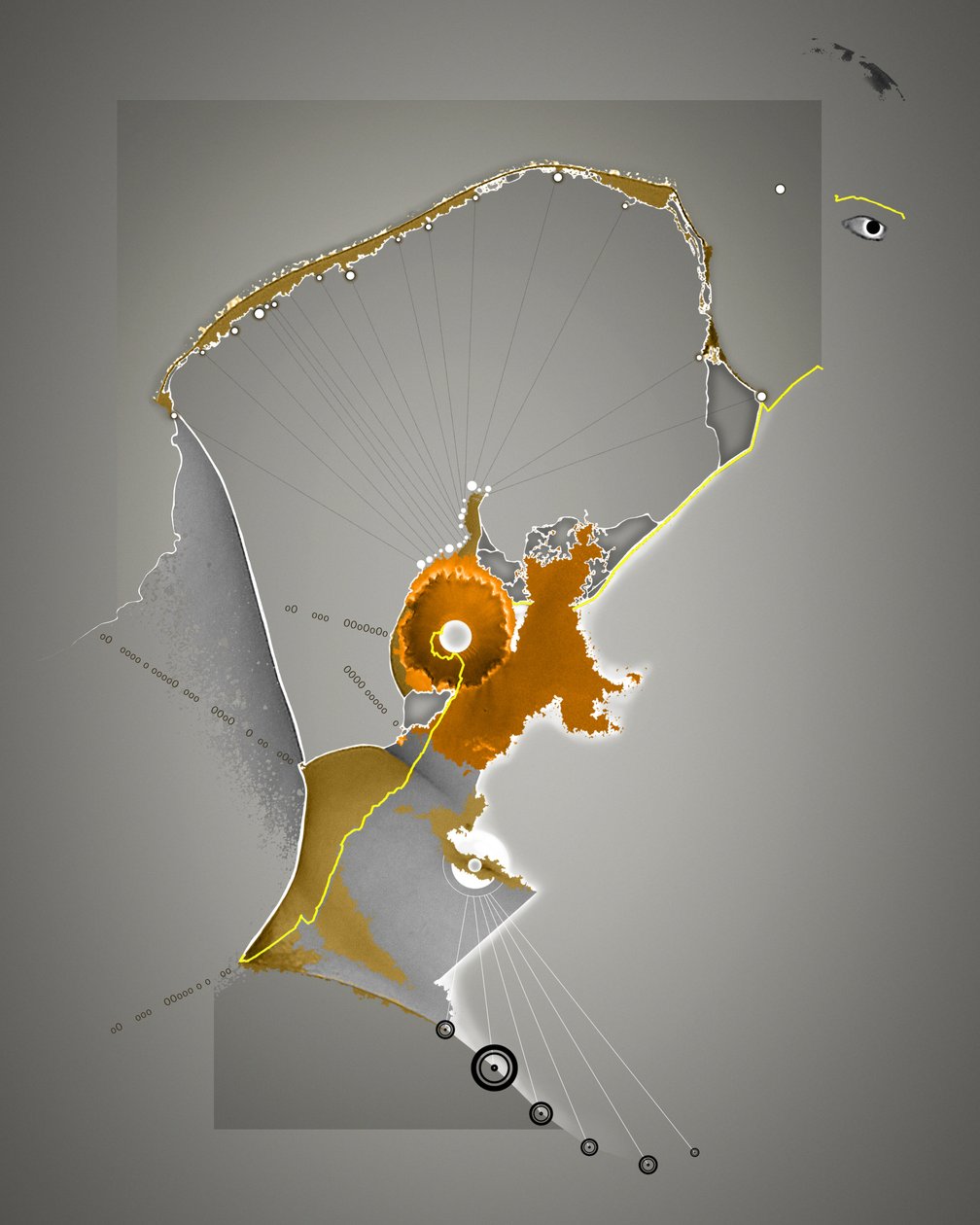 Oekraïne aangevallen door Rusland, 2022 (Illustratie) door Alessandro Lonati