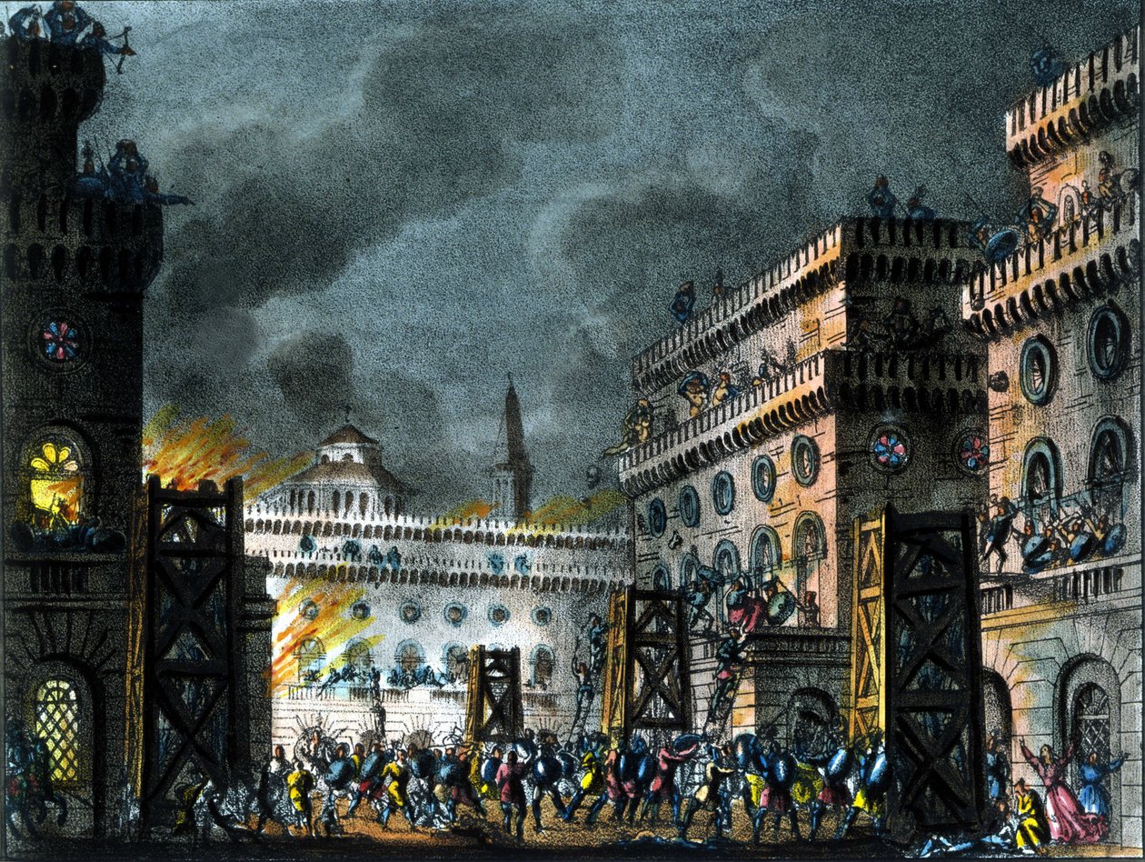 Onbekend schilderij door Alessandro Sanquirico