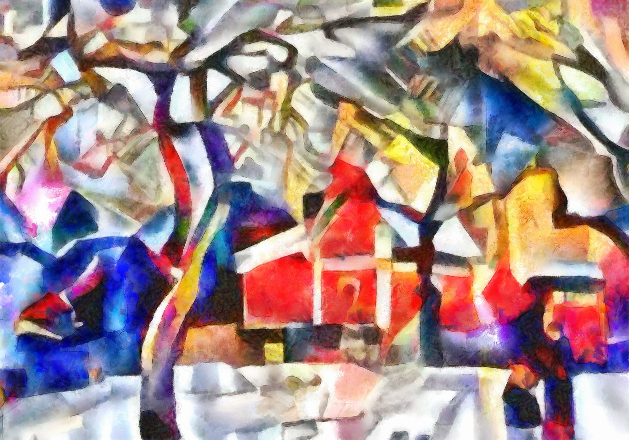 Winterhuis, 2017 door Alex Caminker