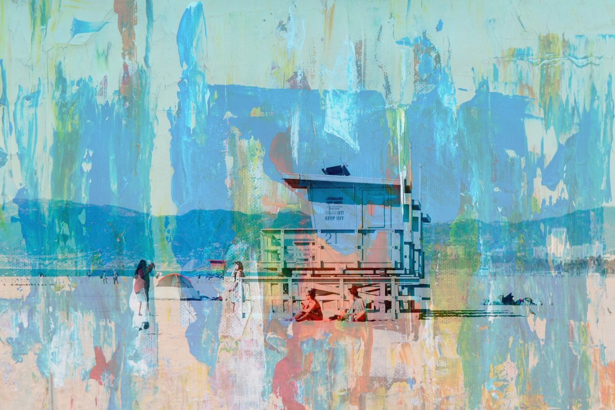 Strandstation, 2019 door Alex Caminker