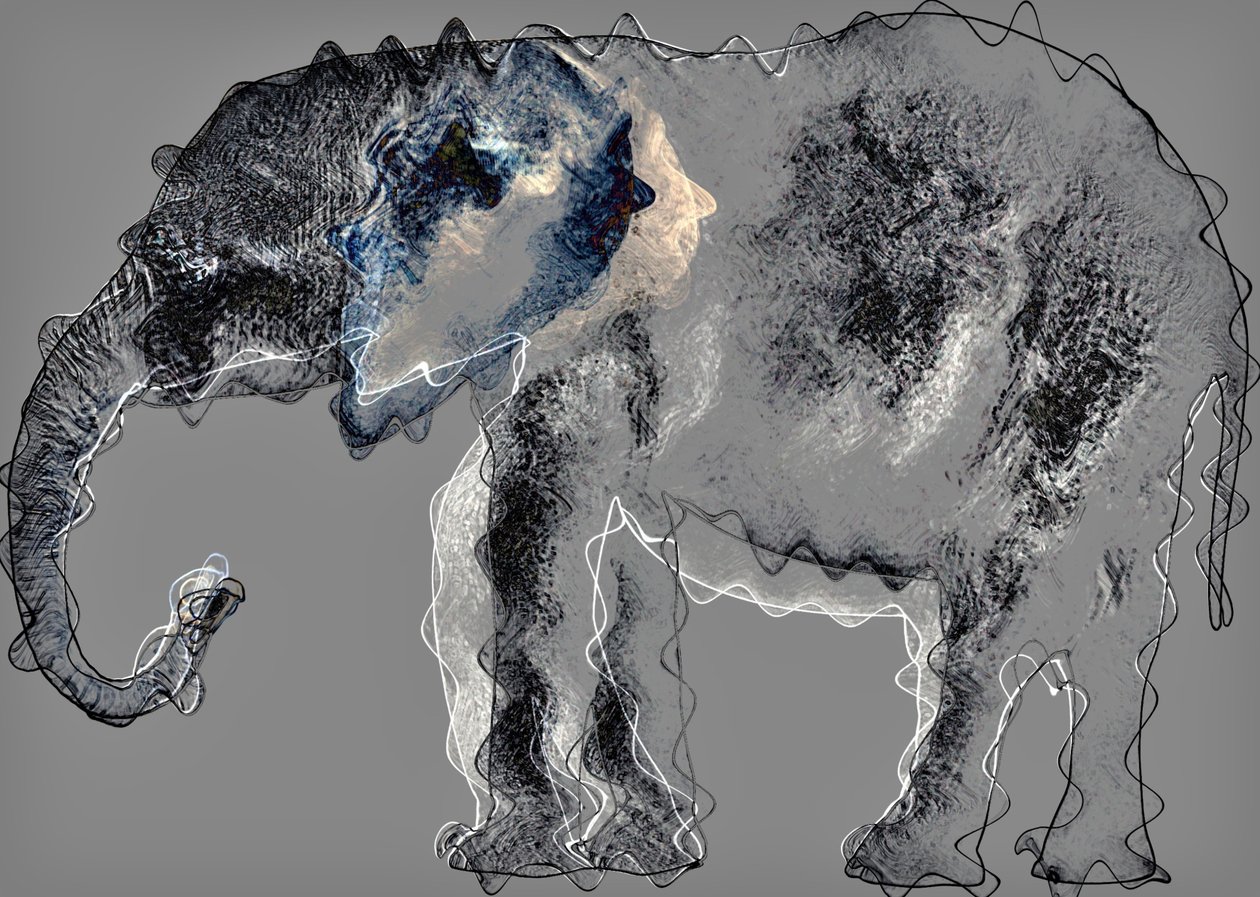 Olifant, 2020 door Alex Caminker