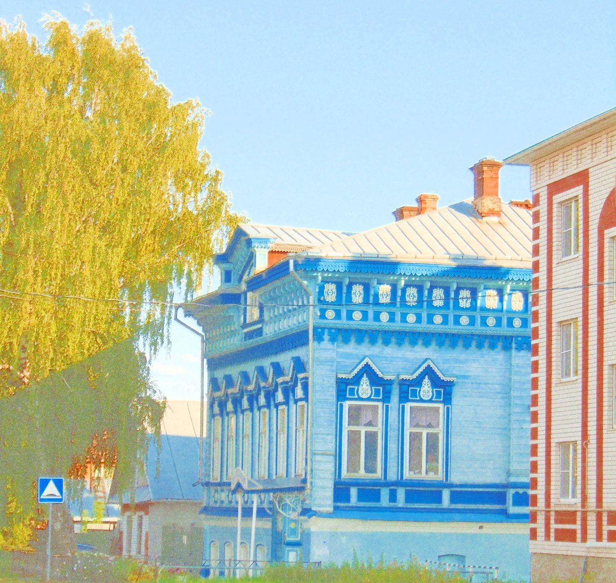 In het kleine stadje door Alex Caminker