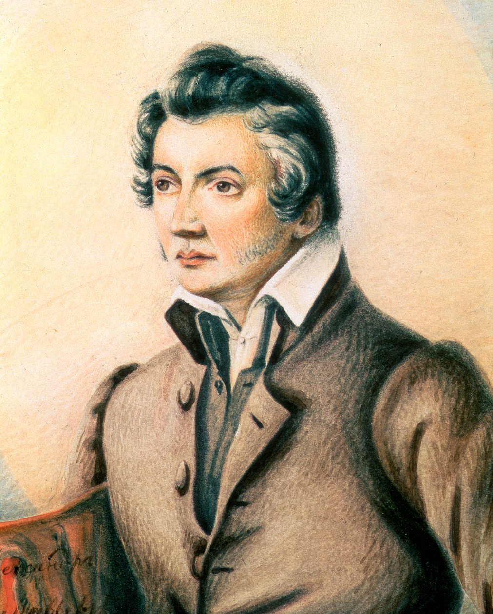 Portret van Nikita Muravyov, 1836 door Alexander Mikhailovich Muravyov
