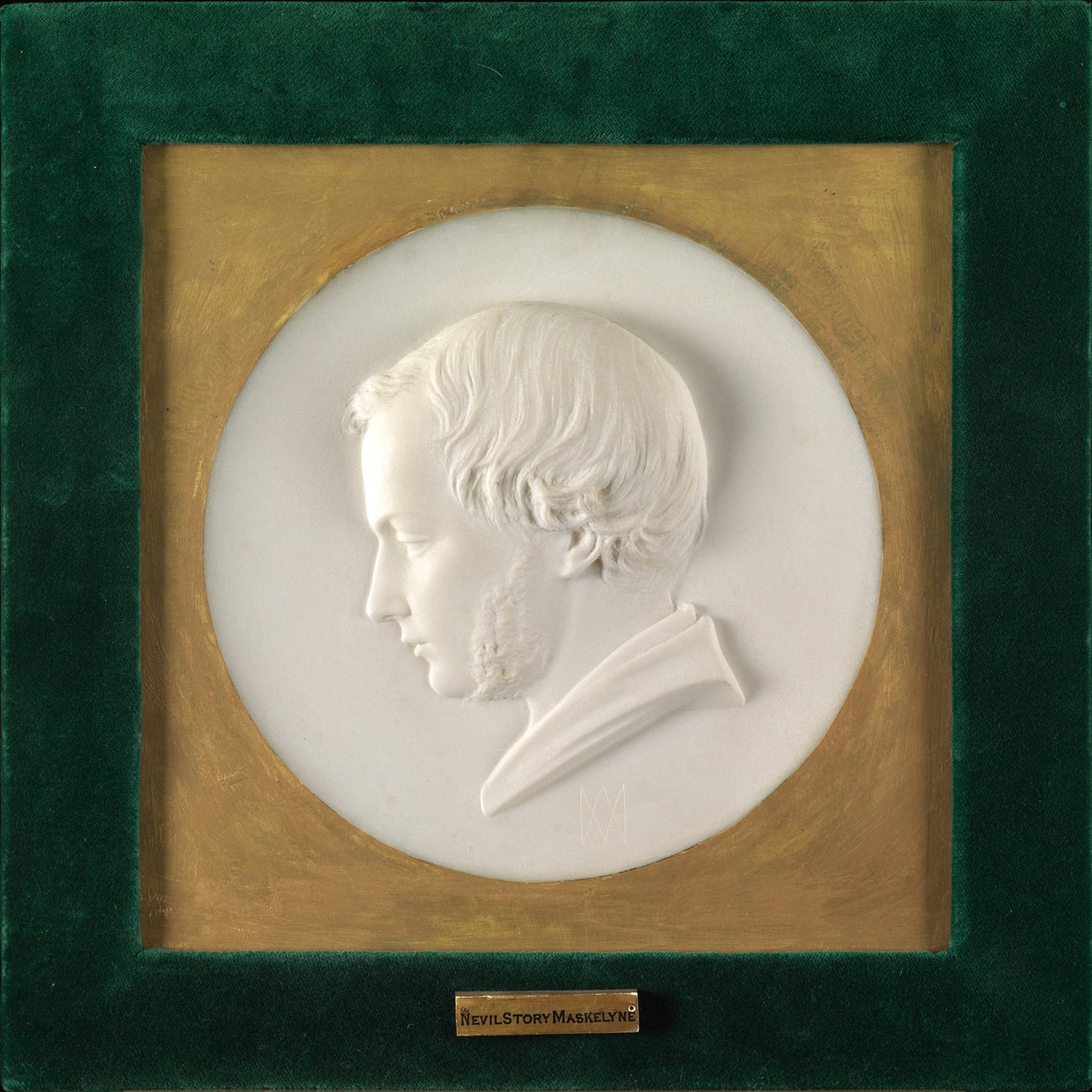 Nevil Story Maskelyne (marmer) door Alexander Munro