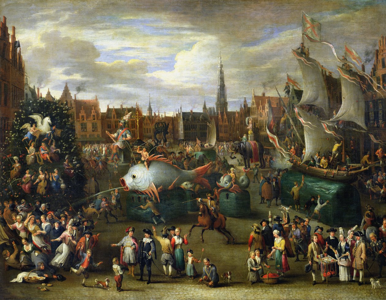 Een festival in Antwerpen door Alexander van Bredael