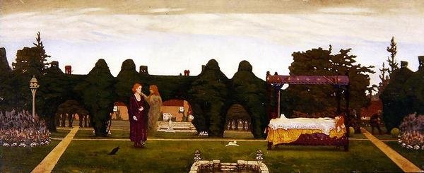 De Mystieke Tuin, c.1910 door Alexander Abdo