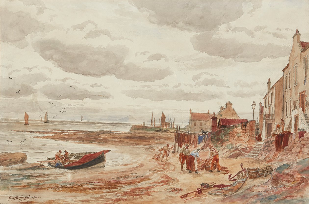 Middag, Buckhaven door Alexander Ballingall
