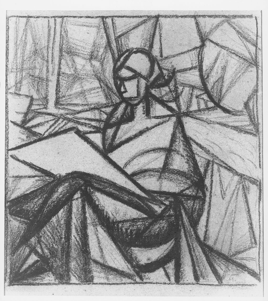 Vrouw, 1914-15 door Alexander Bogomazov