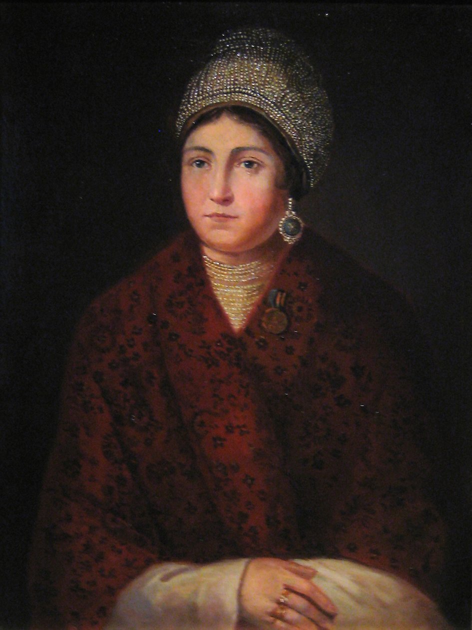 Vasilisa Kozhina, 1813 door Alexander F. Smirnov