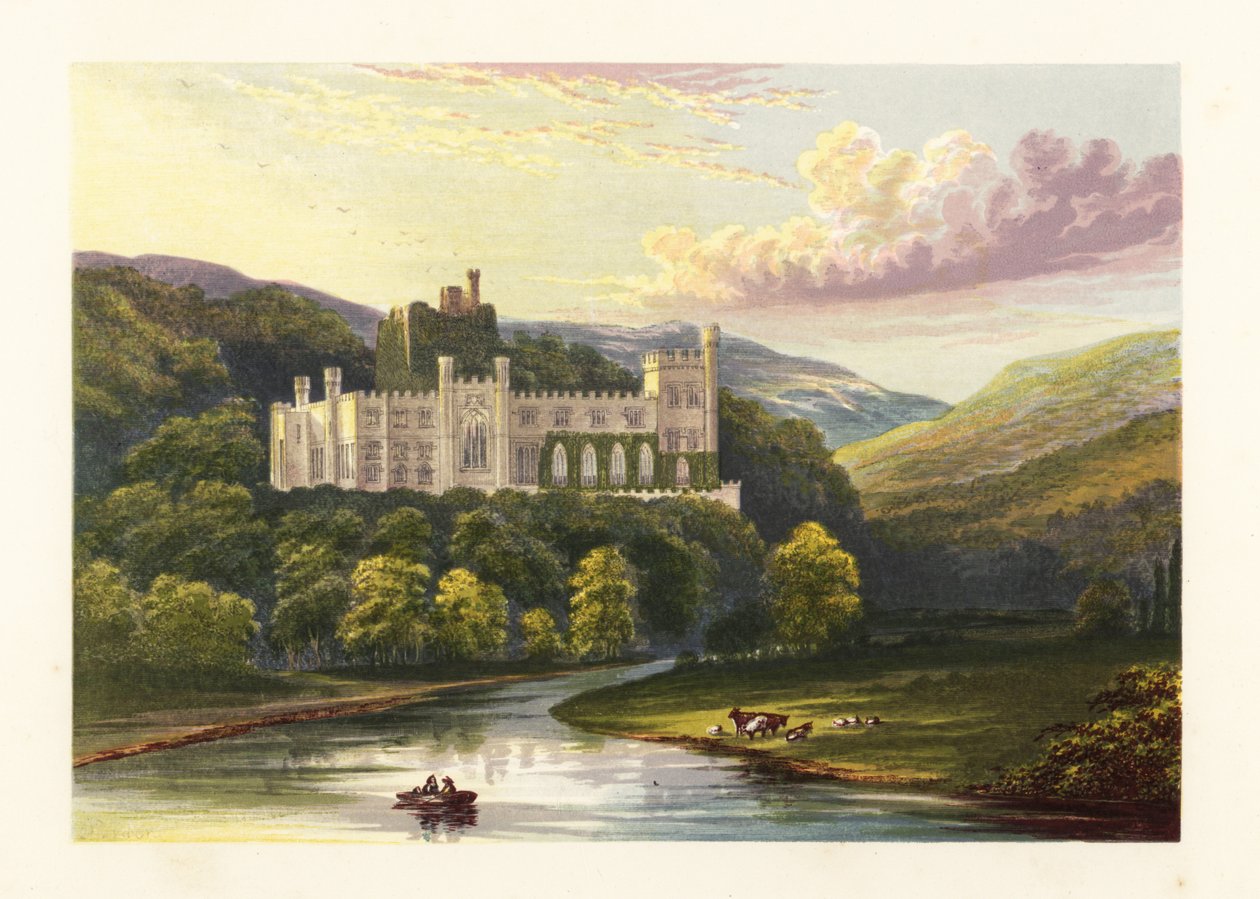 Arundel Castle, Sussex, Engeland door Alexander Francis (after) Lydon