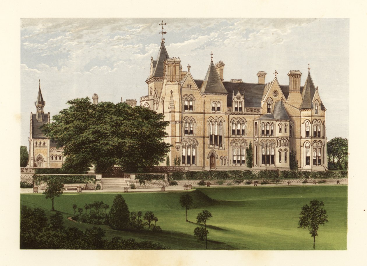 Bestwood Lodge, Nottinghamshire, Engeland door Alexander Francis (after) Lydon