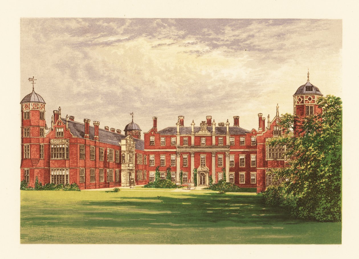 Cobham Hall, Kent, Engeland. door Alexander Francis (after) Lydon