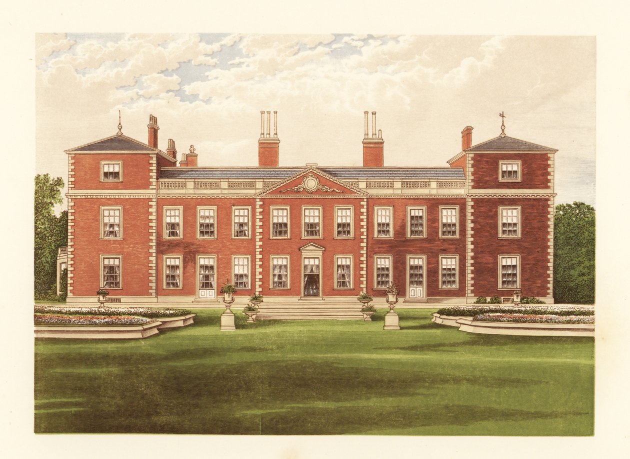 Euston Hall, Suffolk, Engeland. door Alexander Francis (after) Lydon