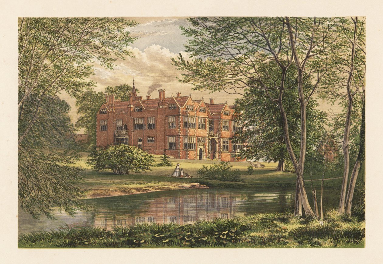 Franks Hall, Farningham, Kent, Engeland door Alexander Francis (after) Lydon