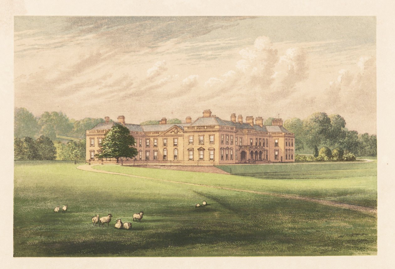Holme Lacy, Herefordshire, Engeland door Alexander Francis (after) Lydon