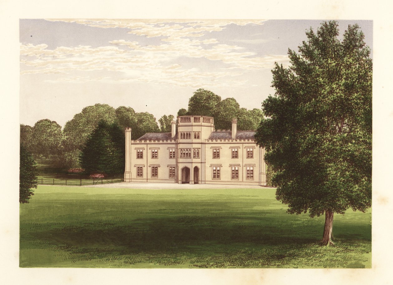 Wolseley Hall, Staffordshire, Engeland door Alexander Francis (after) Lydon