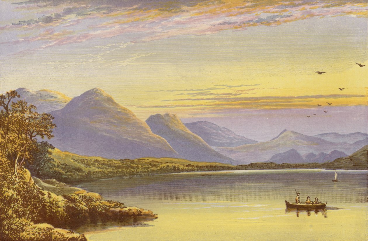 Bassenthwaite Lake door Alexander Francis Lydon