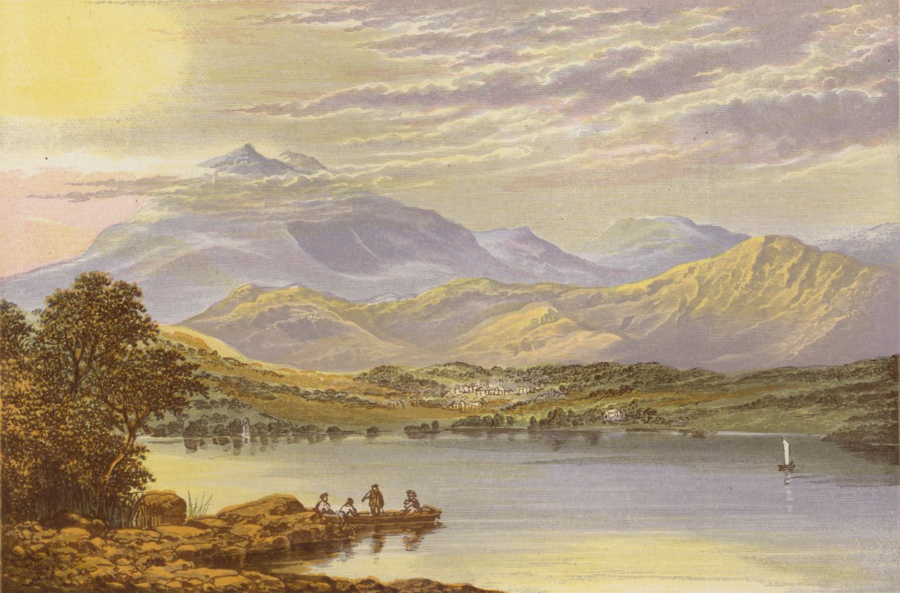 Coniston Lake door Alexander Francis Lydon