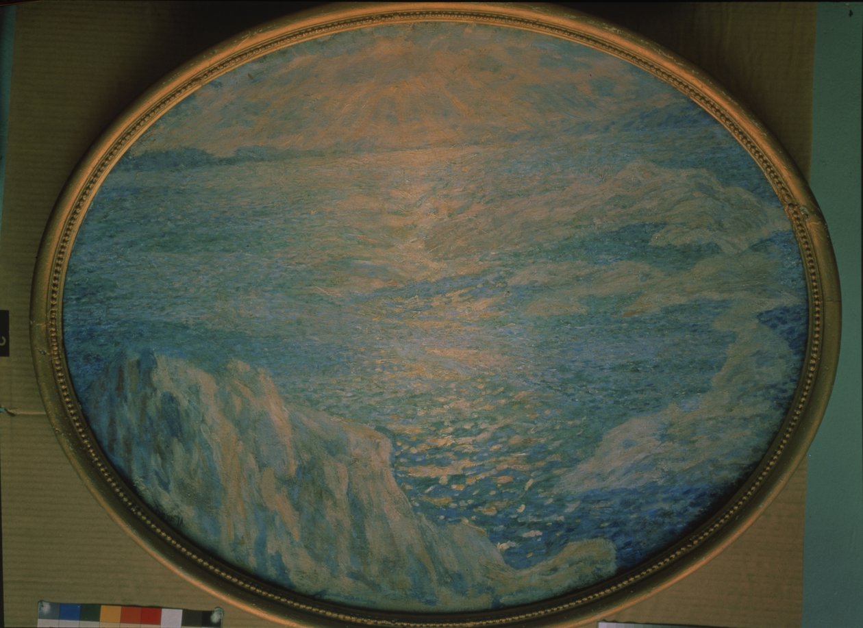 Zee, Zon, Rotsen door Alexander Fyodorovich Gaush