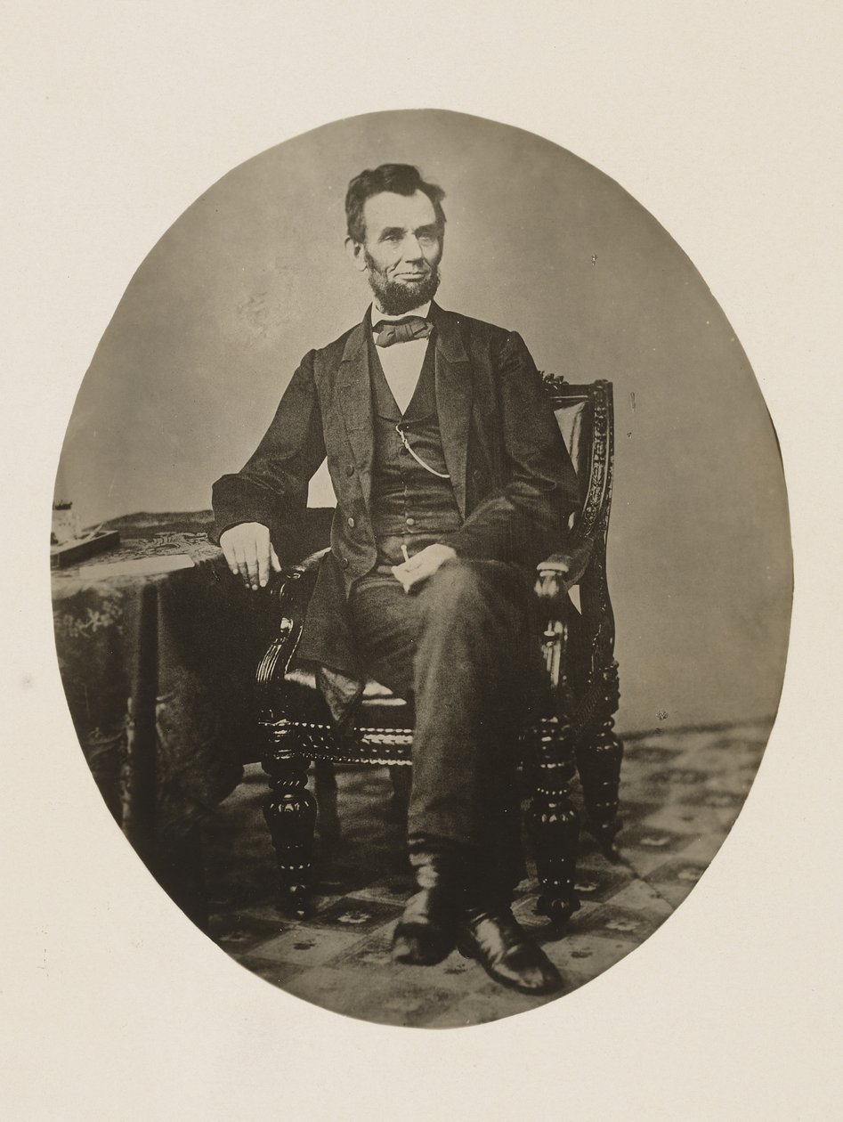 Abraham Lincoln in 1863 door Alexander Gardner
