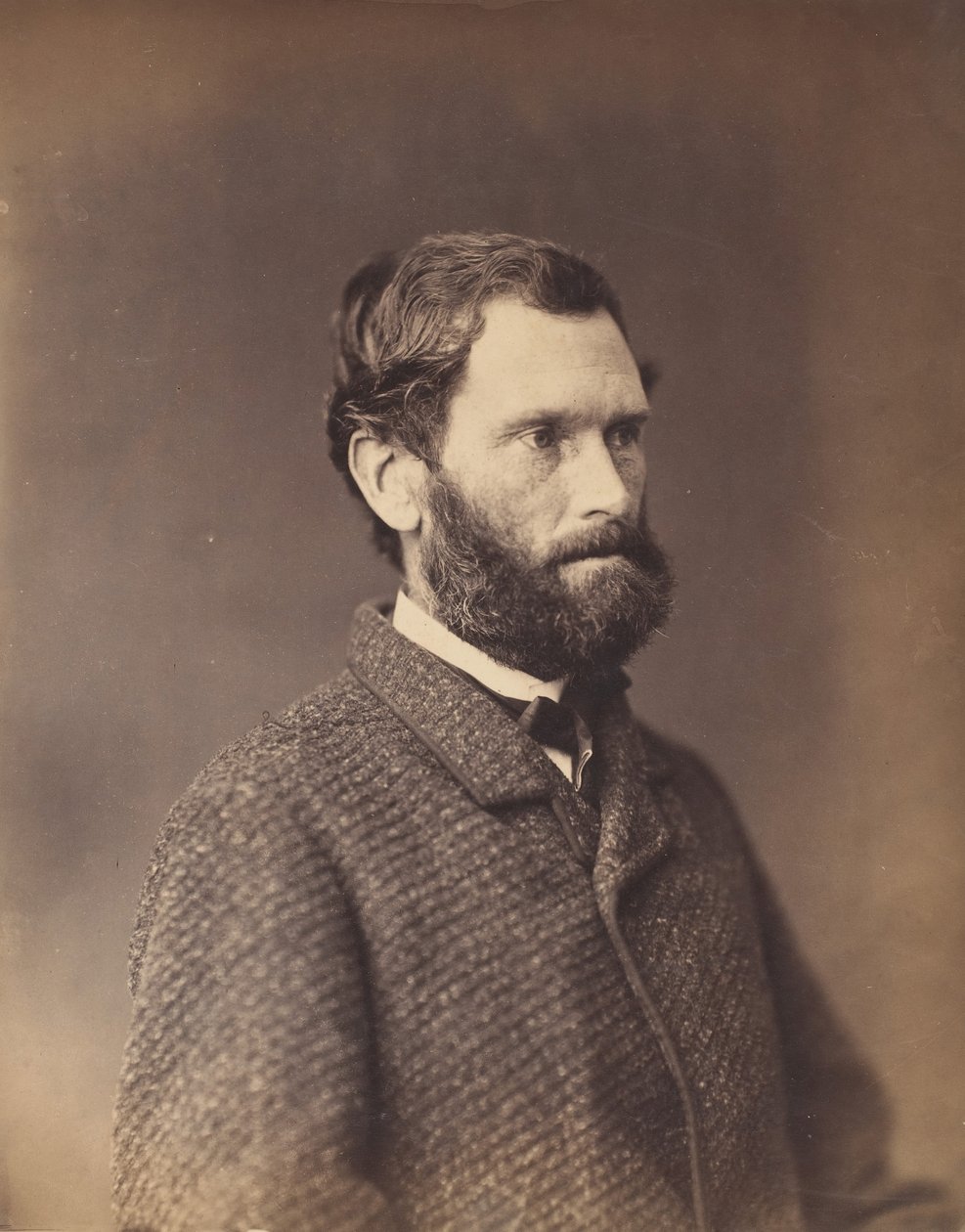 [Bearded Man in Tweed Jacket], vroege 1860s door Alexander Gardner.
