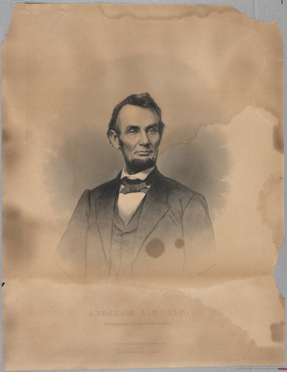 Abraham Lincoln door Alexander Hay Ritchie
