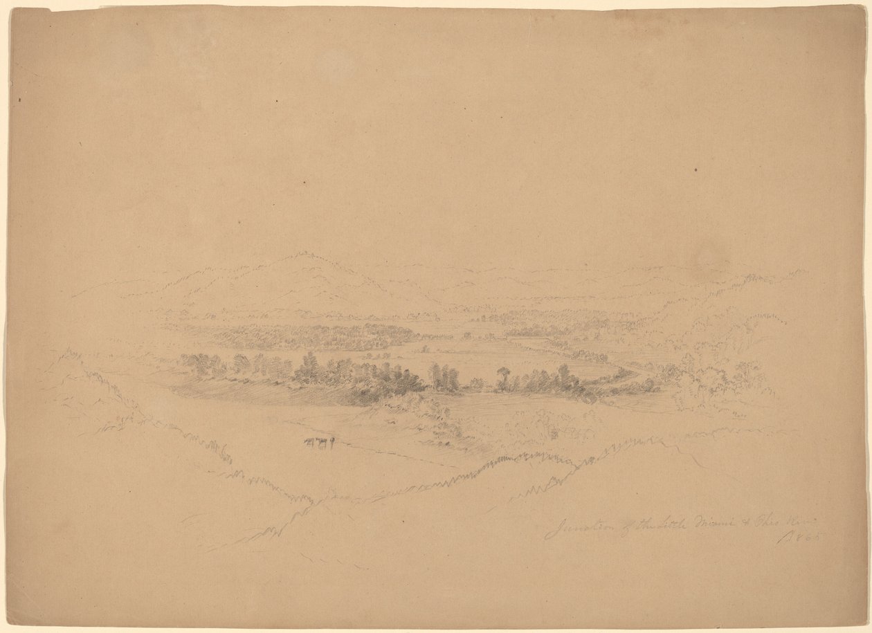 Miami en Ohio Rivieren door Alexander Helwig Wyant