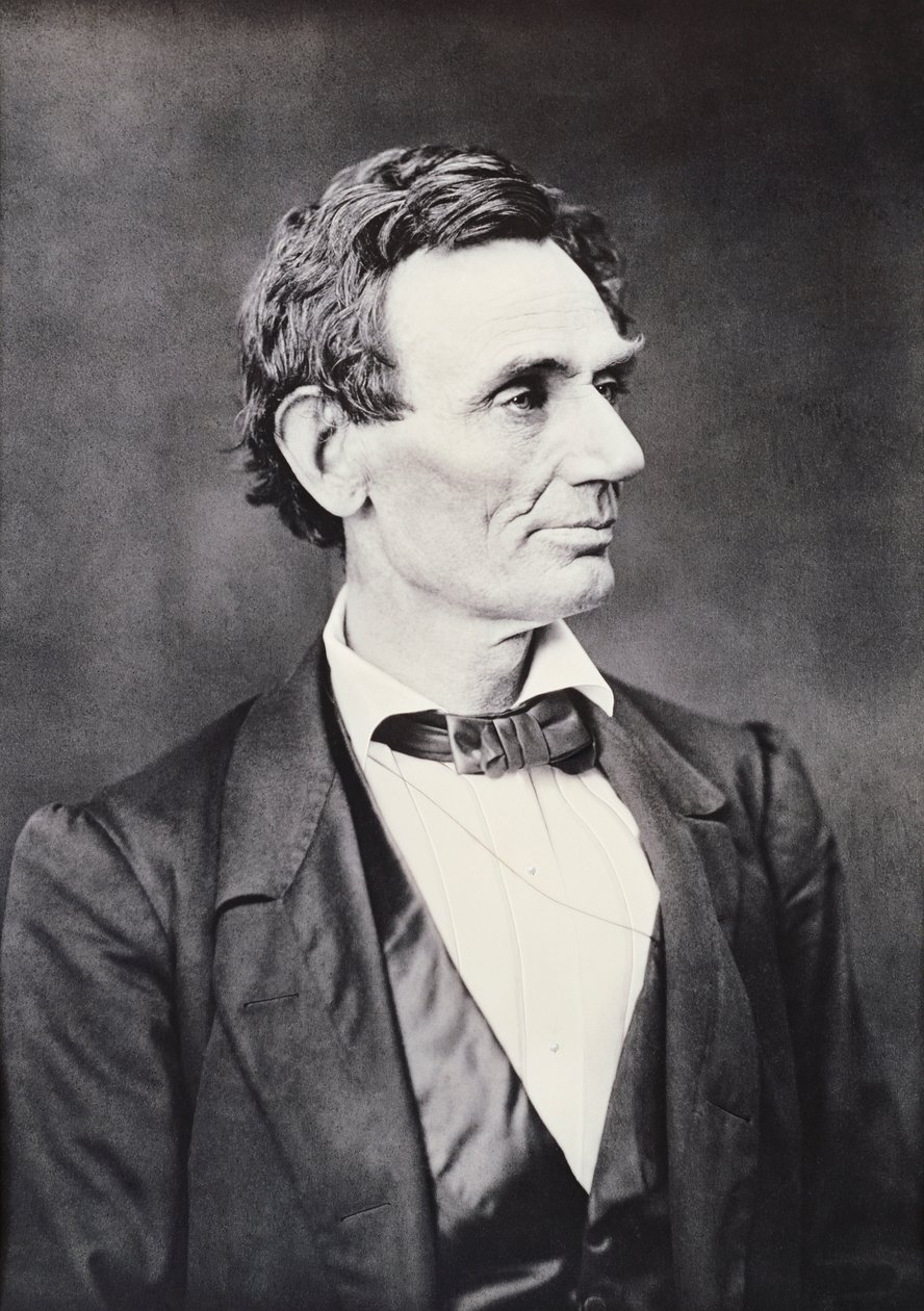Abraham Lincoln, ca. 1860 door Alexander Hesler