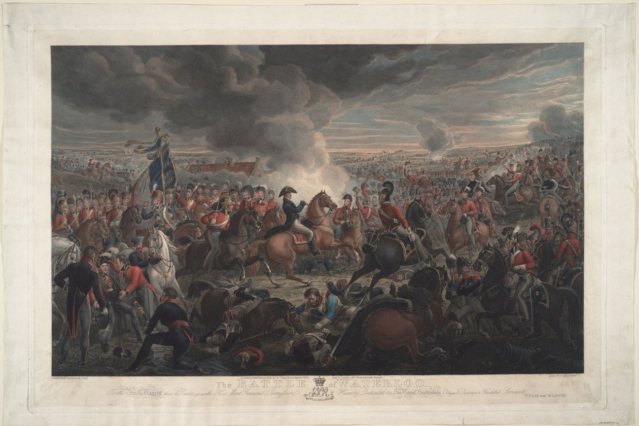 De Slag bij Waterloo door Alexander Ivanovich Sauerweid