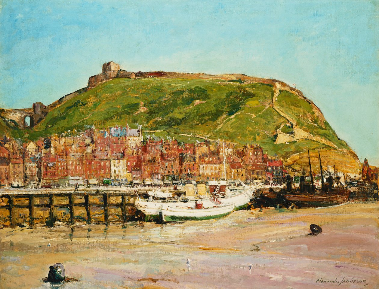 Kasteel van Scarborough door Alexander Jamieson
