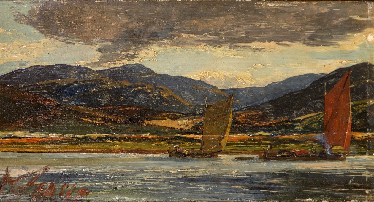 Rivierscène door Alexander Jnr. Fraser