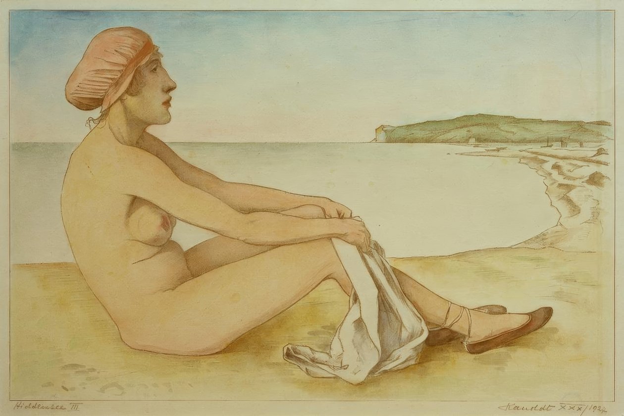 Hiddensee III door Alexander Kanoldt