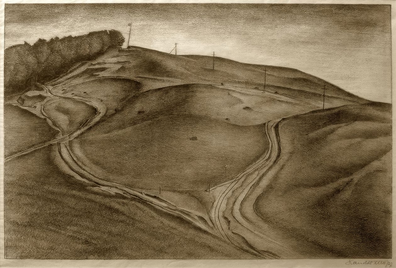 Hiddensee IV door Alexander Kanoldt