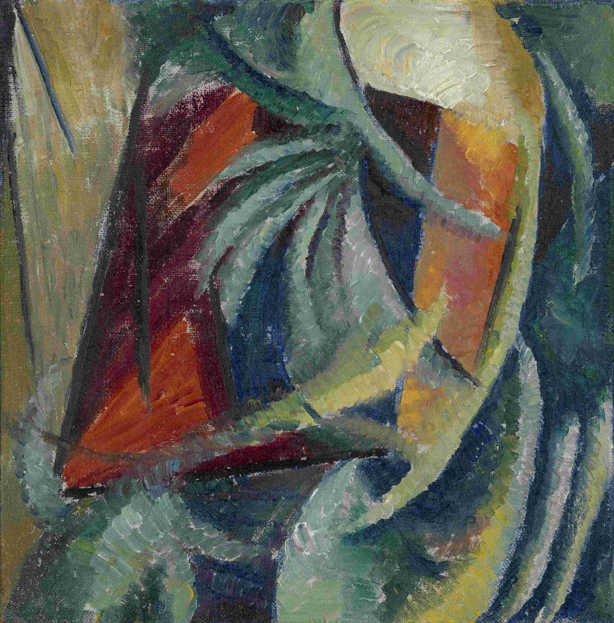 Abstracte Compositie, 1913-1914 door Alexander Bogomazov