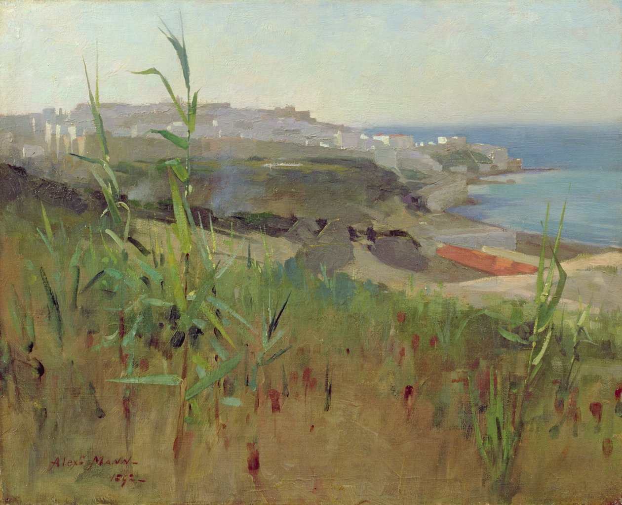Tanger vanaf de duinen, 1892 door Alexander Mann