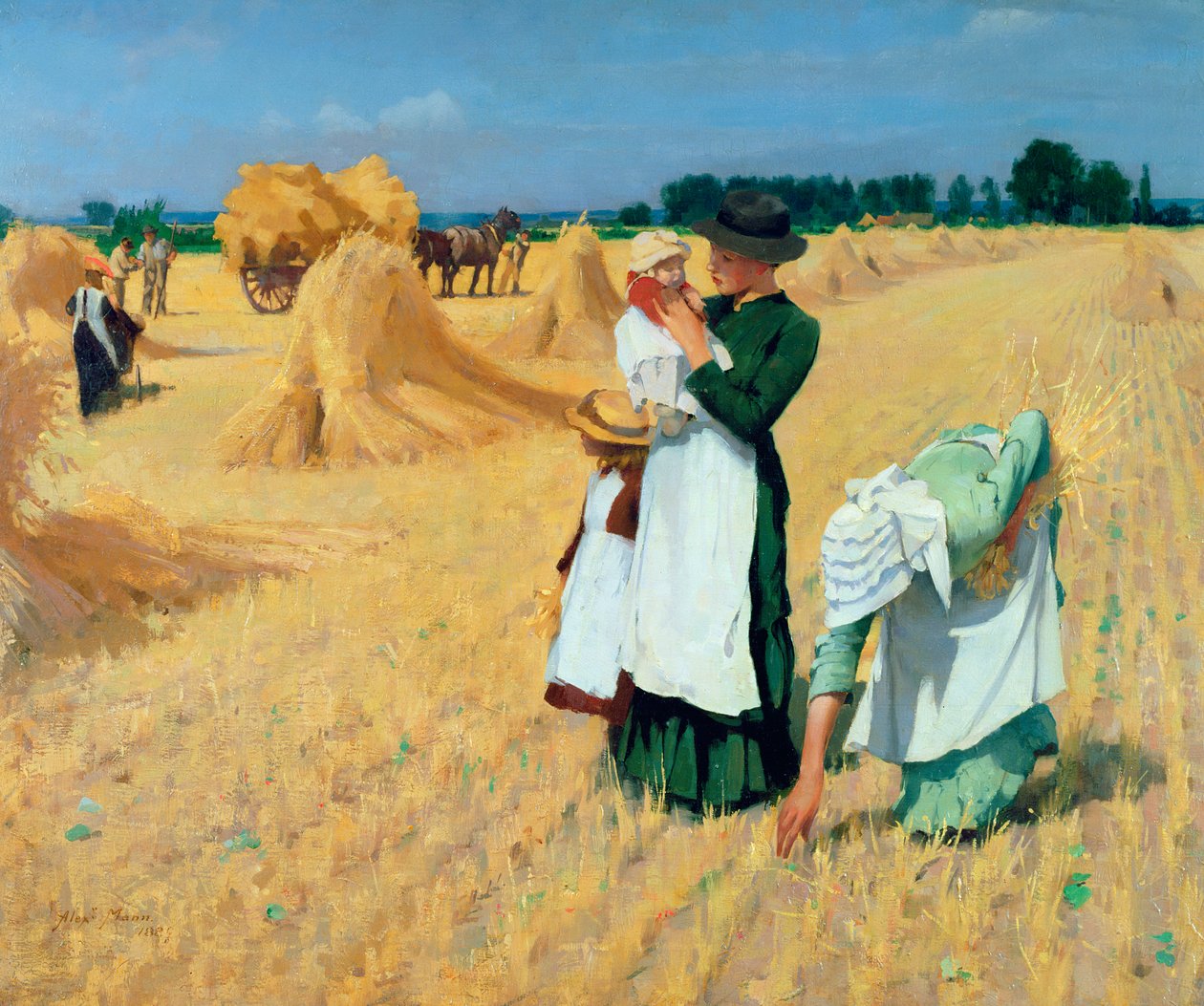 De arenleesters door Alexander Mann