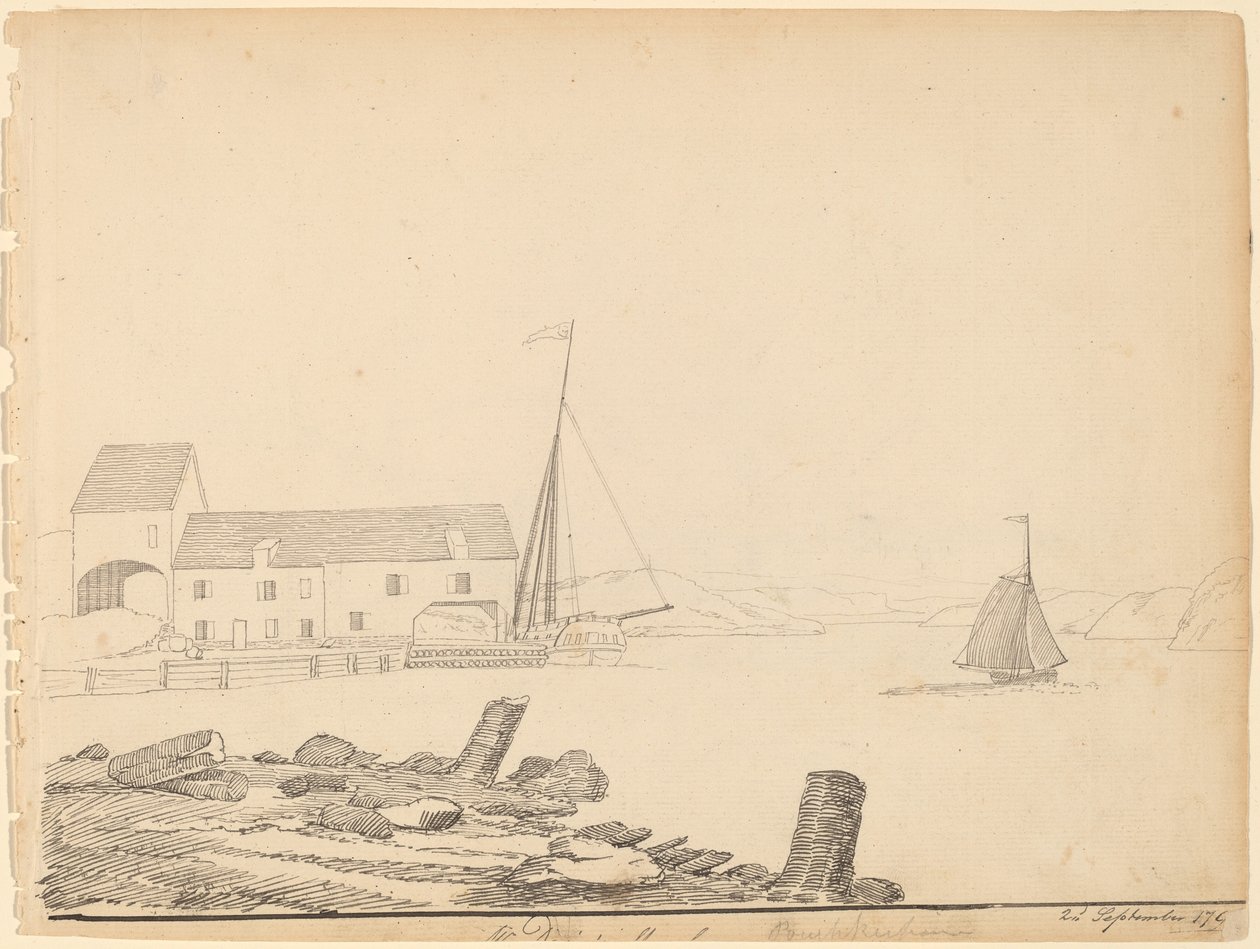 Hudson River Landing door Alexander Robertson