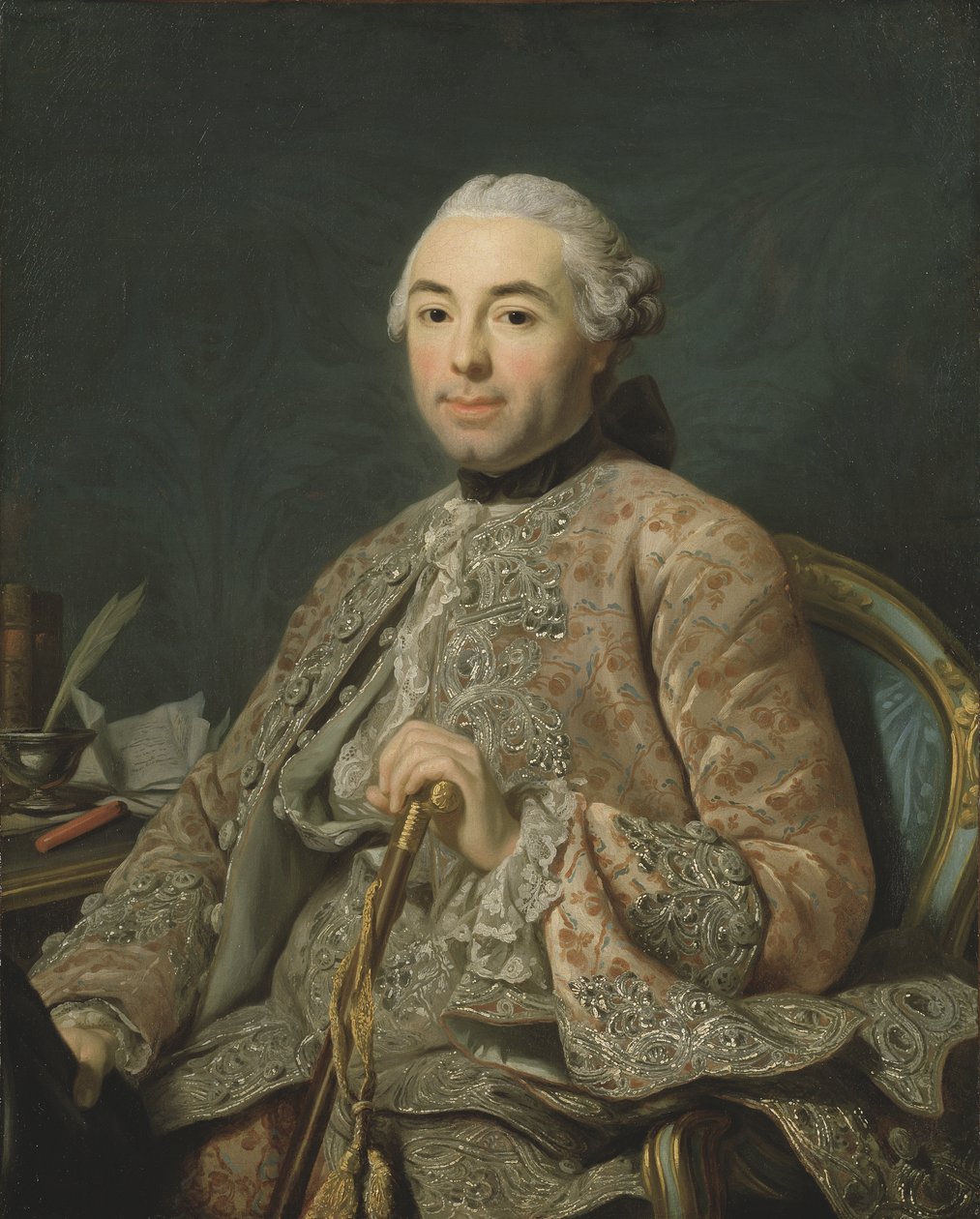 Baron de Neubourg-Cromière door Alexander Roslin