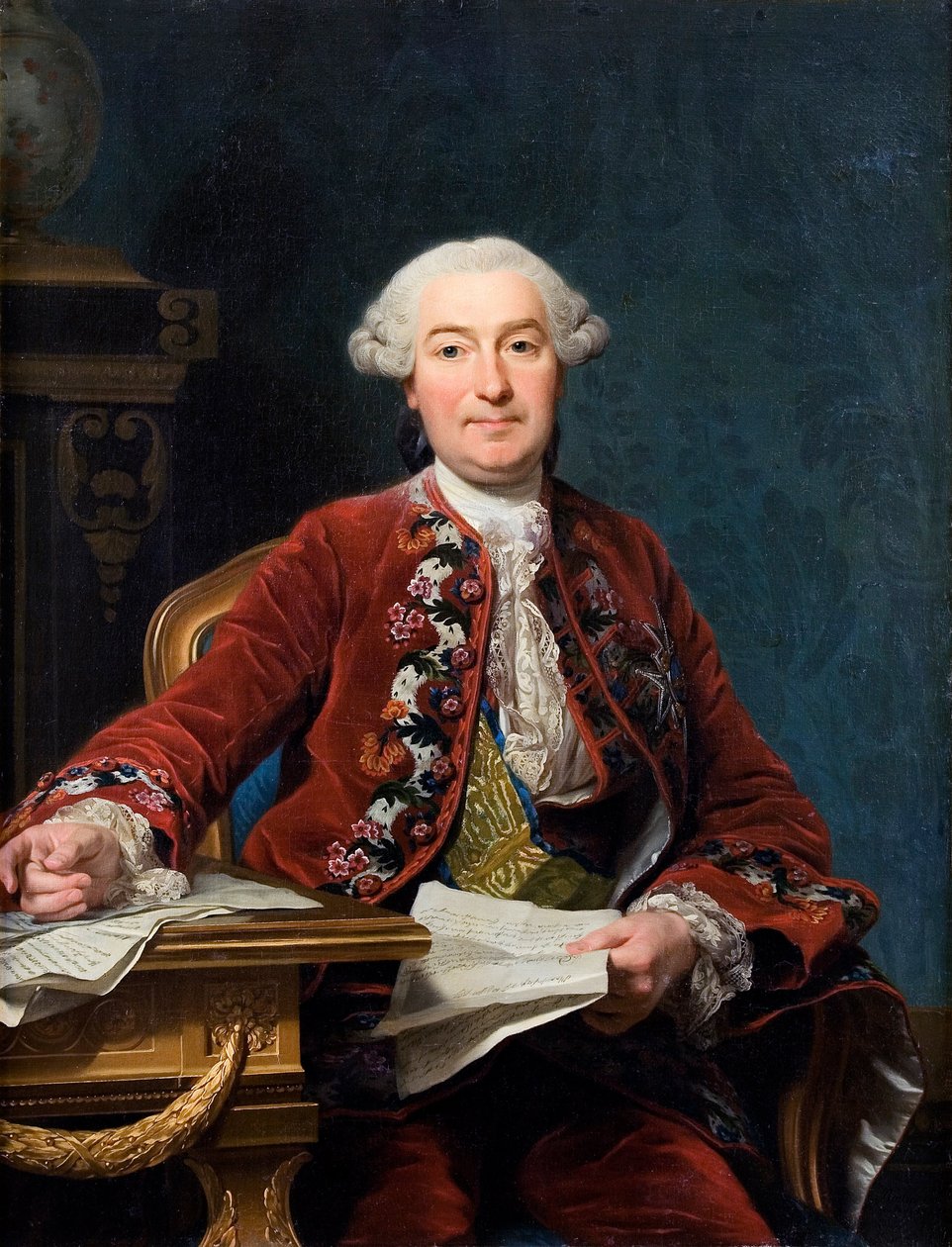 Ulrik Scheffer (1716 - 99) door Alexander Roslin