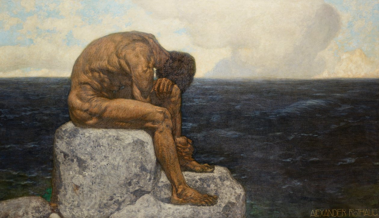 Odysseus (Verlangen naar huis) door Alexander Rothaug