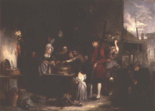 De eerste dag van oesters door Alexander Snr Fraser