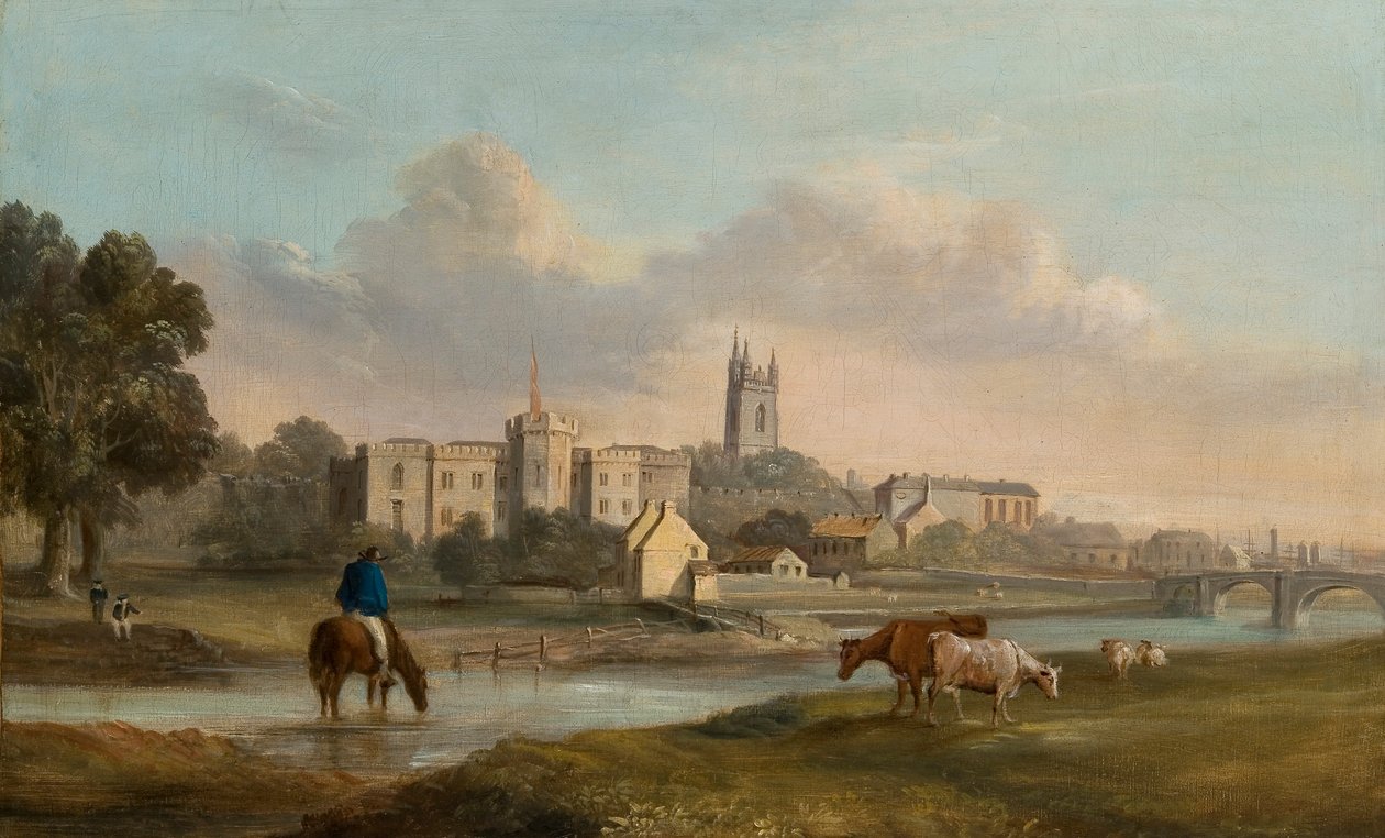Cardiff vanuit het westen door Alexander Wilson