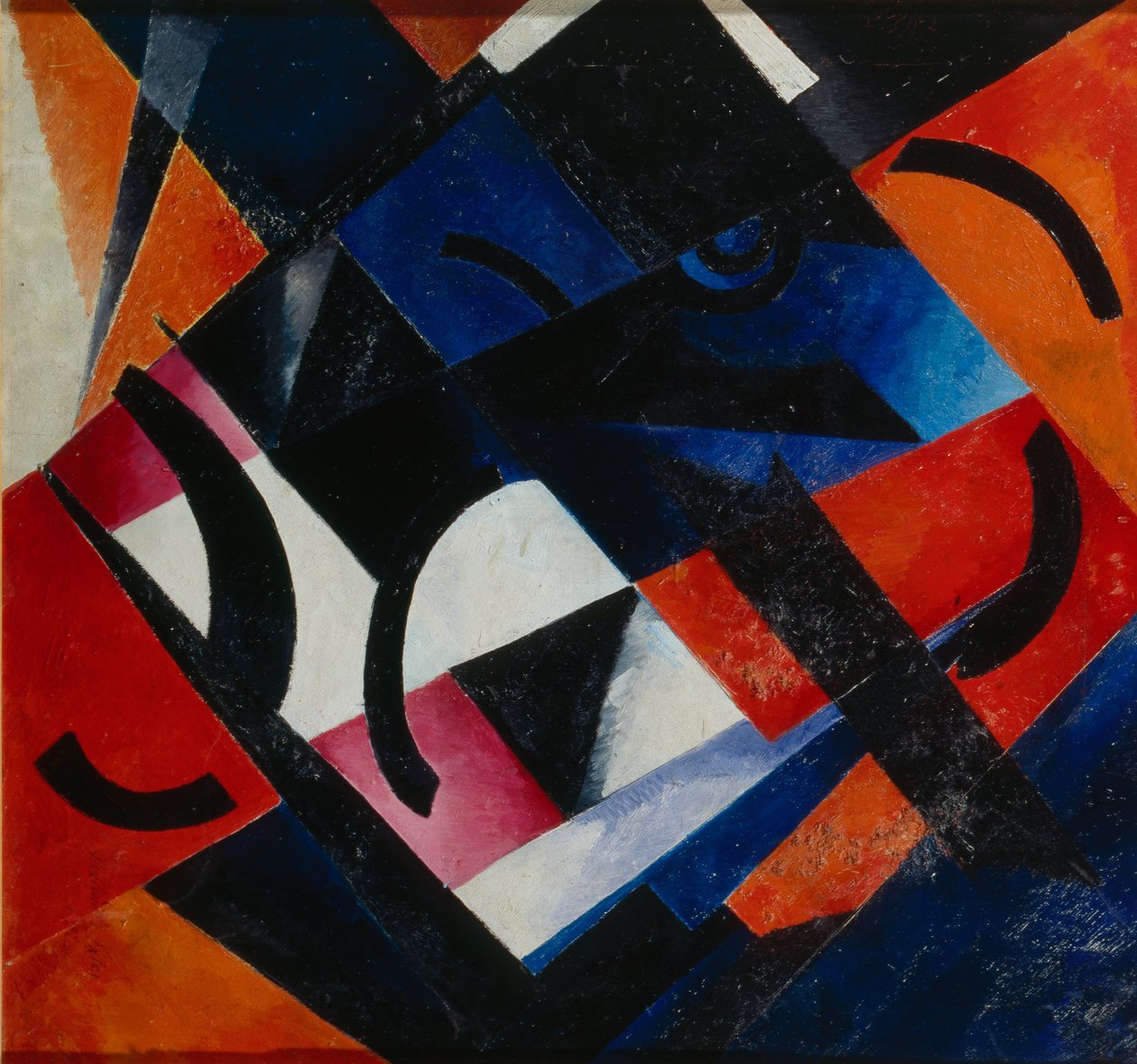 Kleurconstructie, 1922 door Alexandra Alexandrowna Exter