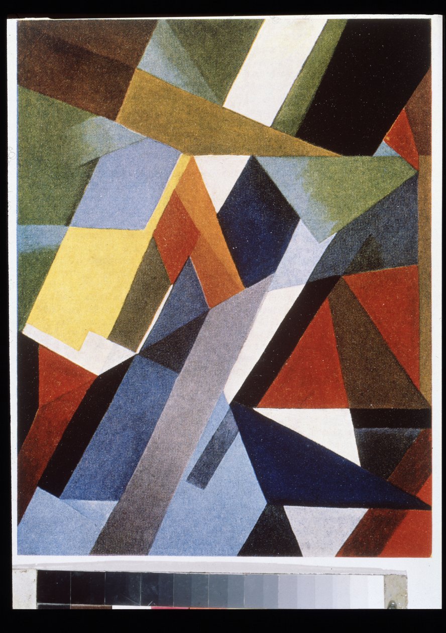 Kleur ritme, 1921 door Alexandra Alexandrowna Exter