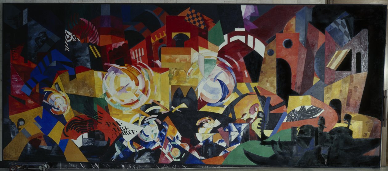 Venetië, 1918 door Alexandra Alexandrowna Exter