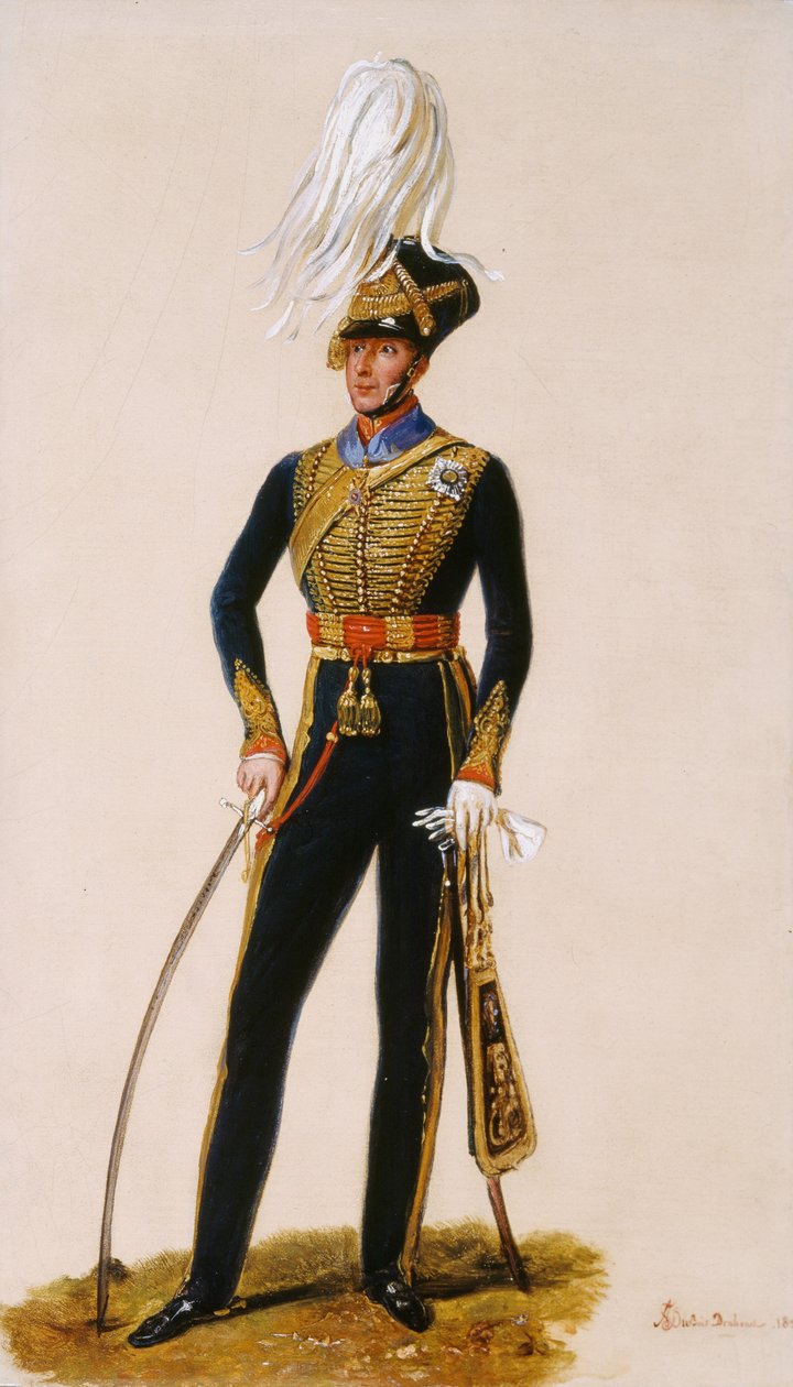 Luitenant-generaal Sir Thomas Downman (1776-1852) KCH Koninklijke Rijdende Artillerie, c.1832 door Alexandre Jean Dubois Drahonet
