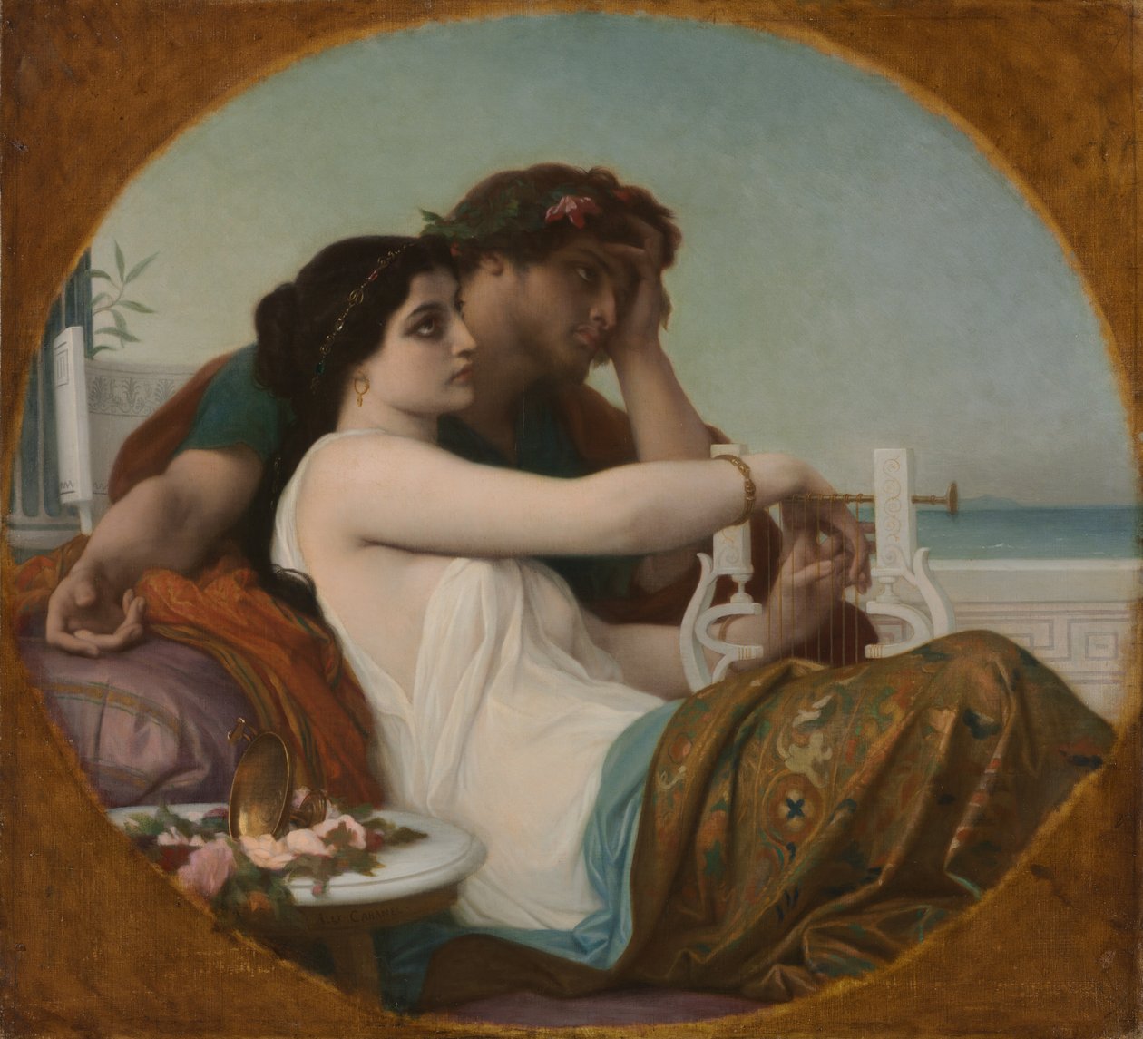 Algen en Bonifatius door Alexandre Cabanel