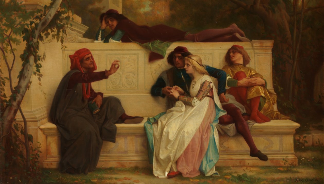 Florentijnse dichter, 1861 door Alexandre Cabanel