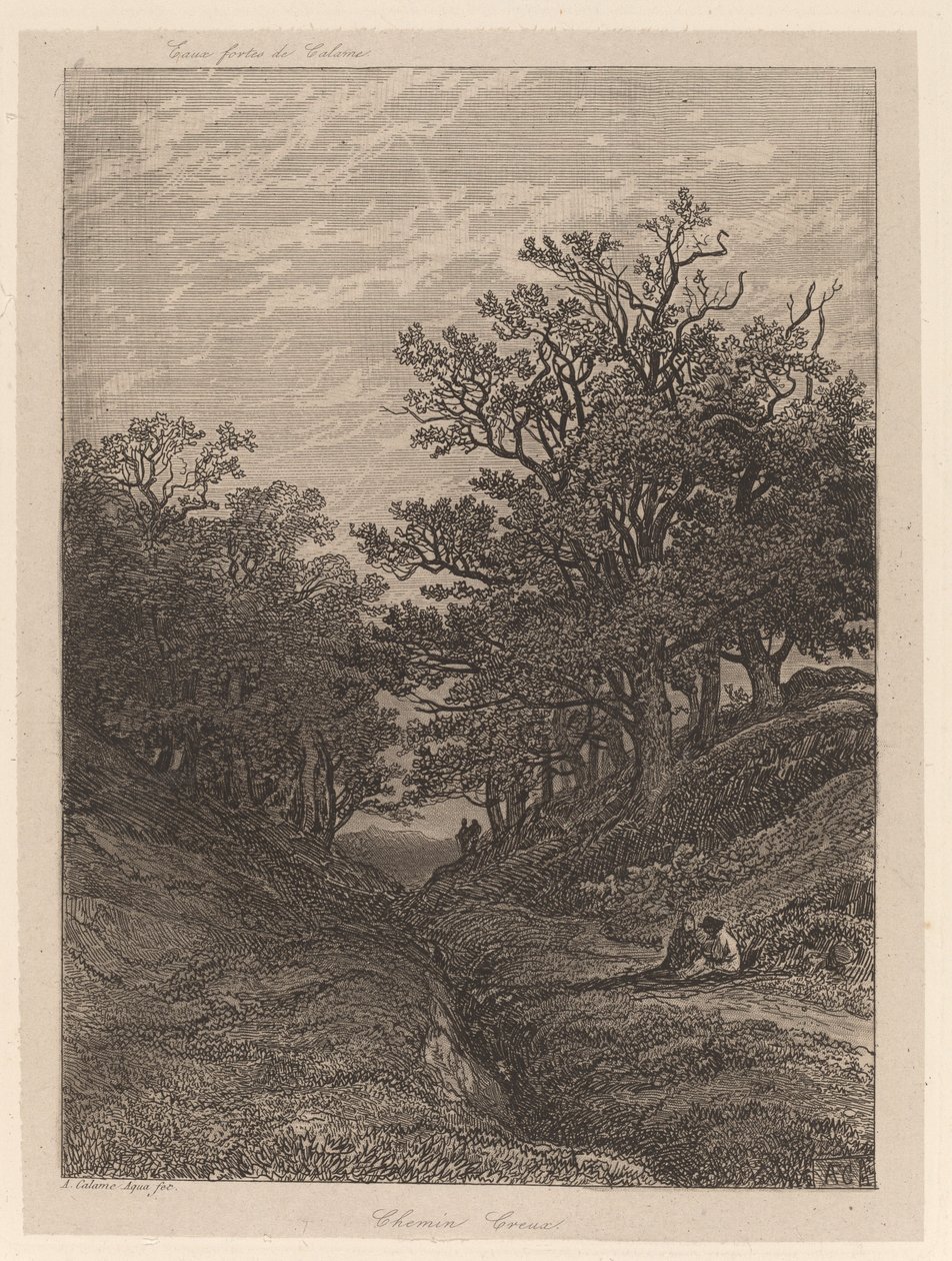 Chemin Creux door Alexandre Calame